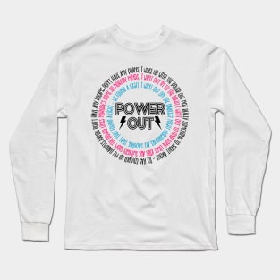 Power Out Arcade Fire Long Sleeve T-Shirt